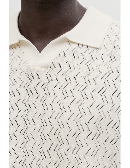 Sea Salt Openwork Polo JORTYLER
