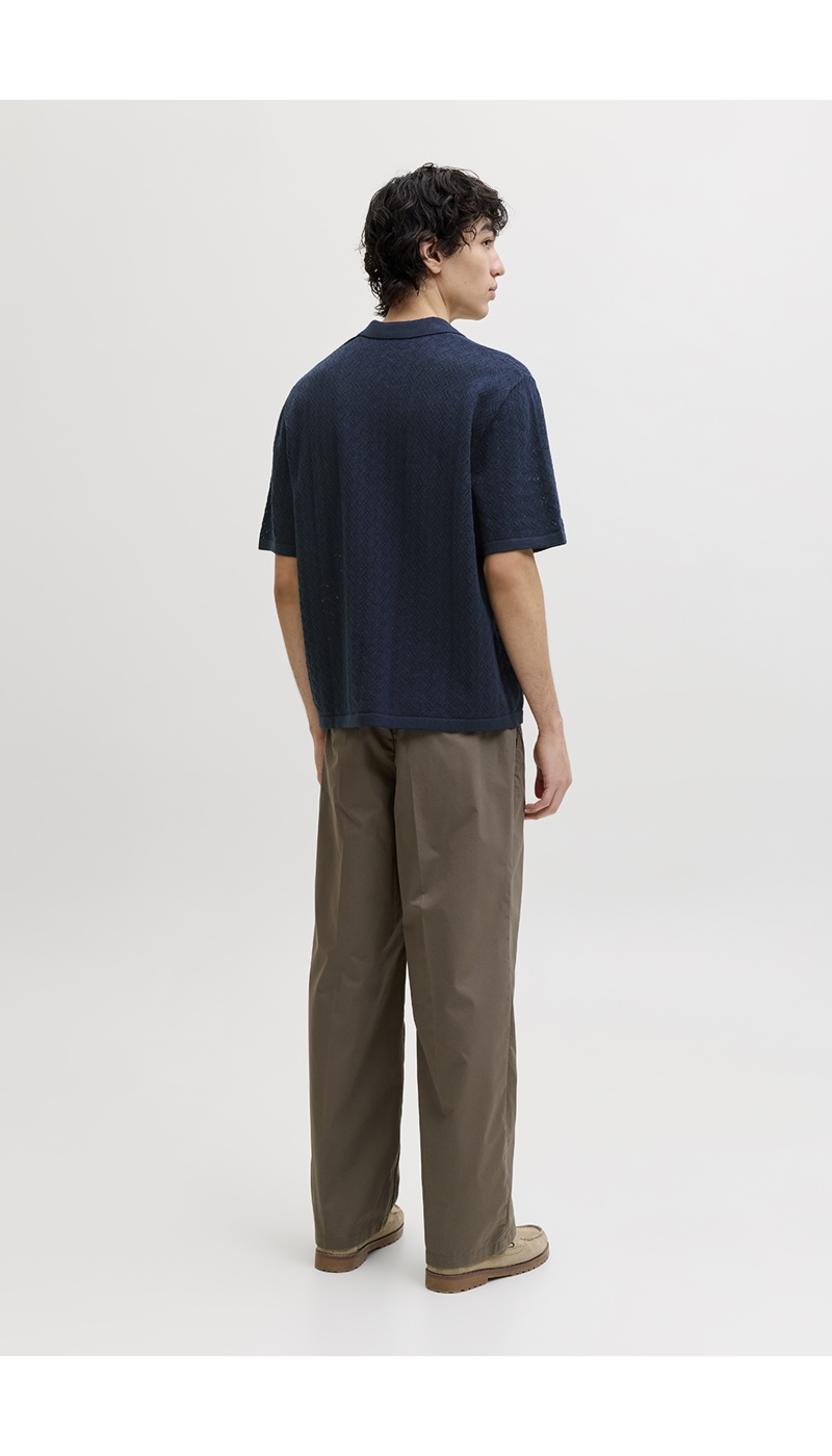 JORTYLER Sky Captain durchbrochenes Poloshirt