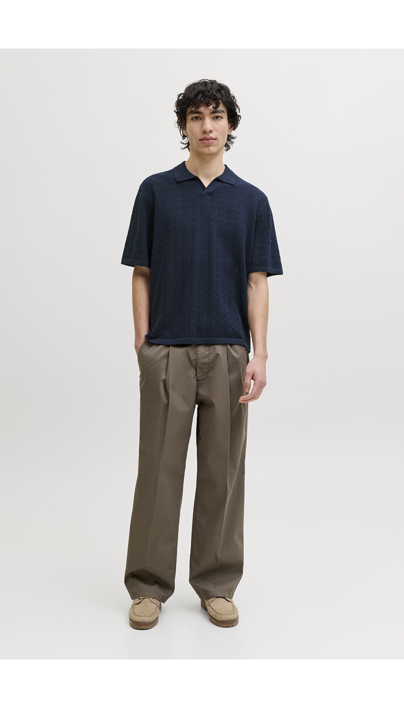 JORTYLER Sky Captain durchbrochenes Poloshirt