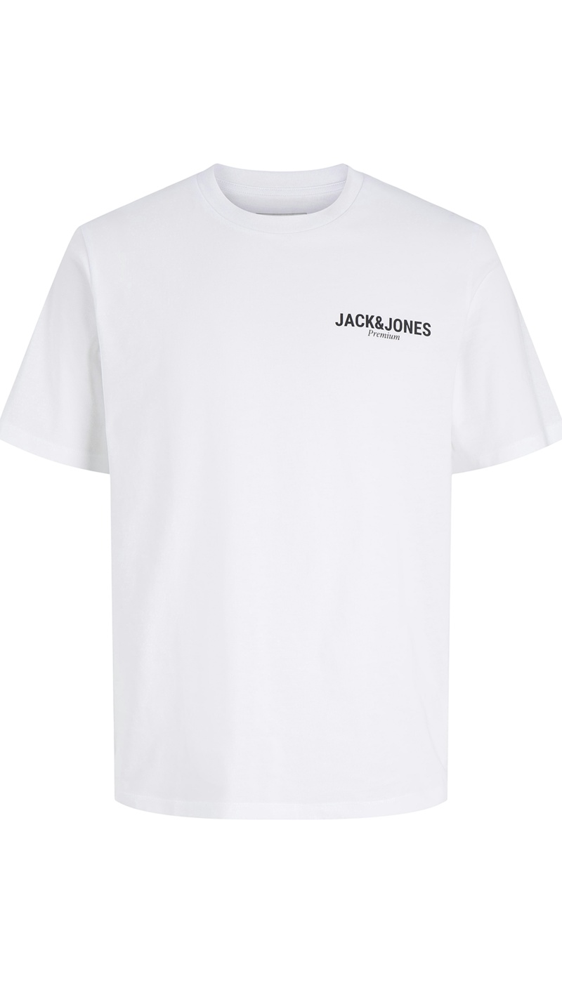 T-shirt Bianca JPRBLAOSCAR