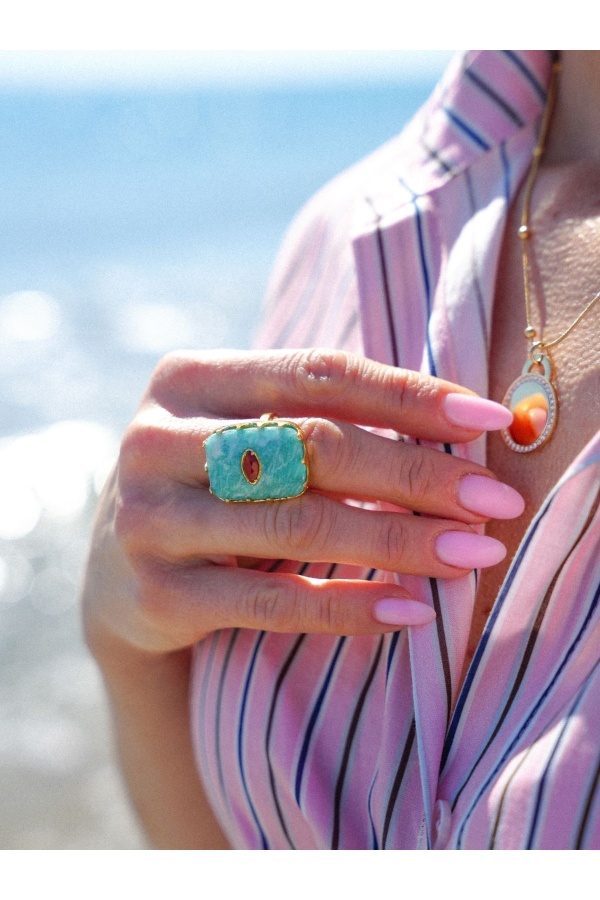 Bague Pierre Aqua RUBIS