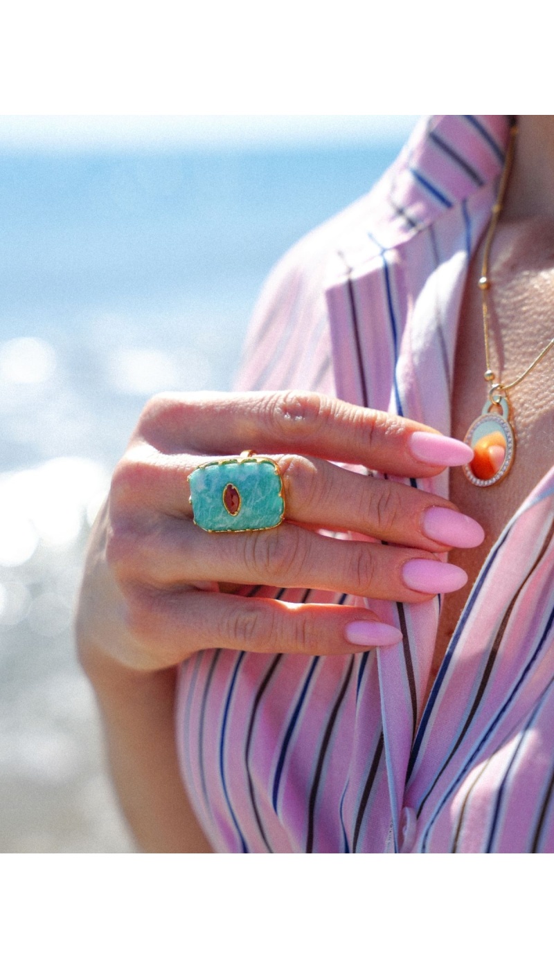 Bague Pierre Aqua RUBIS