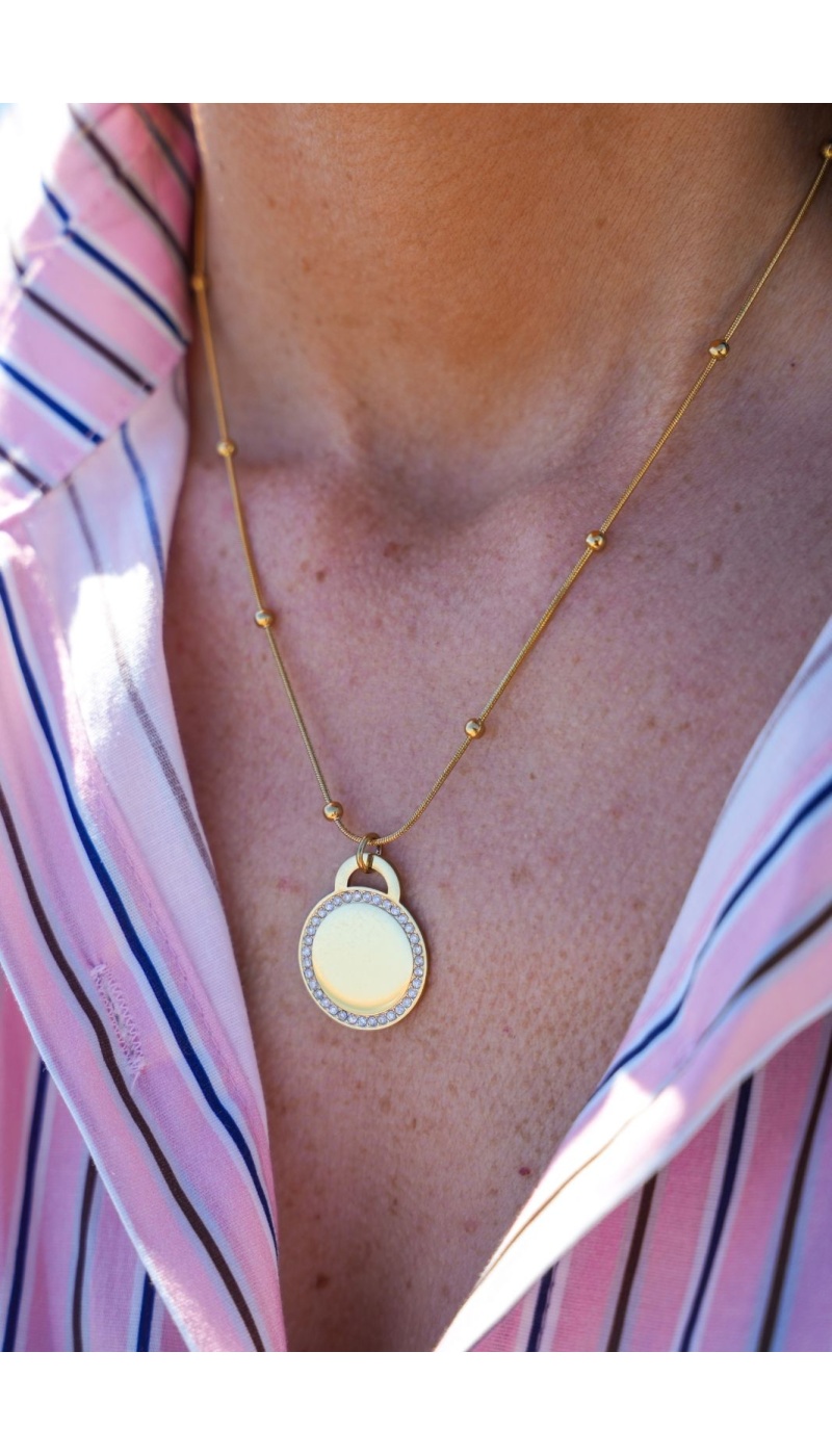 Collar Redondo Dorado BYA