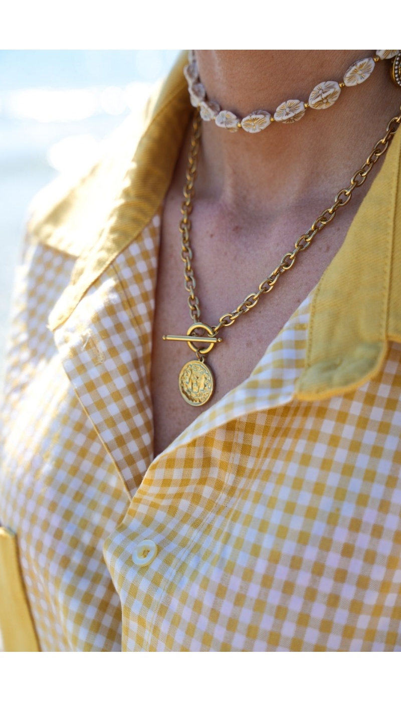 Gold Piece Necklace ESCUDO