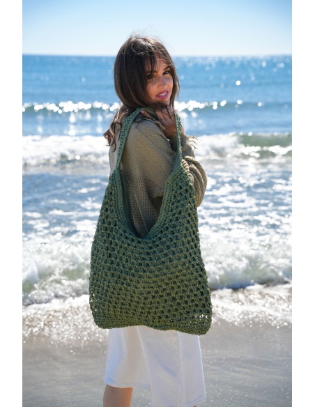 FLORA AND GEAN IMPORT RAFIA KAKI SAC FEMME