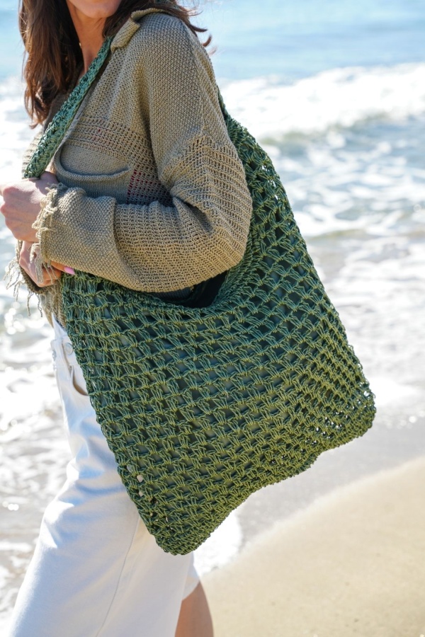 Sac Raphia Kaki ANDY 2