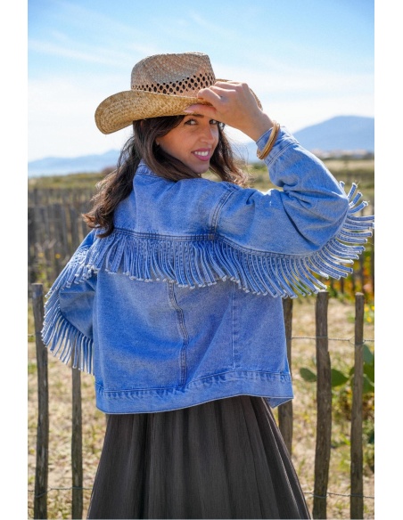 Veste Jean Franges NIA - Style et Confort Réunis