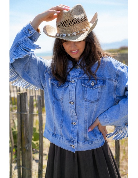 Veste Jean Franges NIA - Style et Confort Réunis