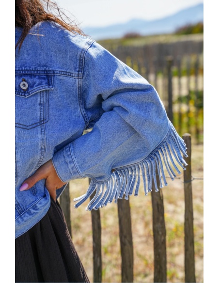 Veste Jean Franges NIA - Style et Confort Réunis