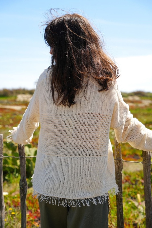 Banditas PADEL Ecru Häkeltop – Stil und Komfort 2