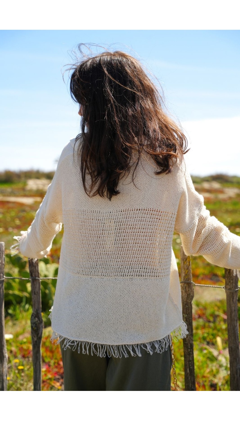 Haut Crochet Ecru Banditas PADEL - Style & Confort