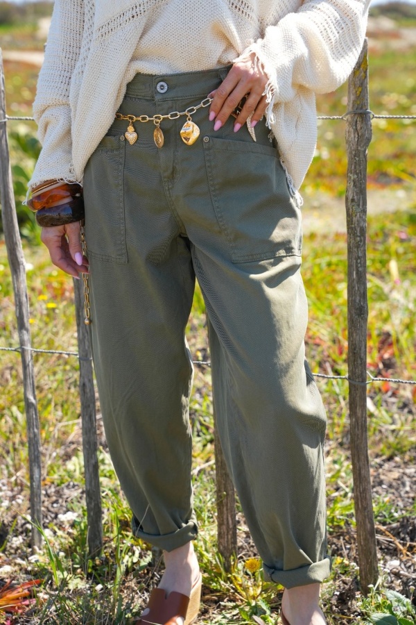 imperial france 17 PANTALÓN MUJER CAQUI