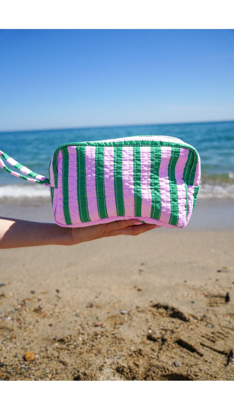 Pochette Rayé Vert AMOUR