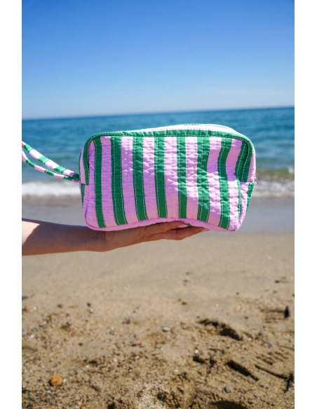 Pochette Rayé Vert AMOUR