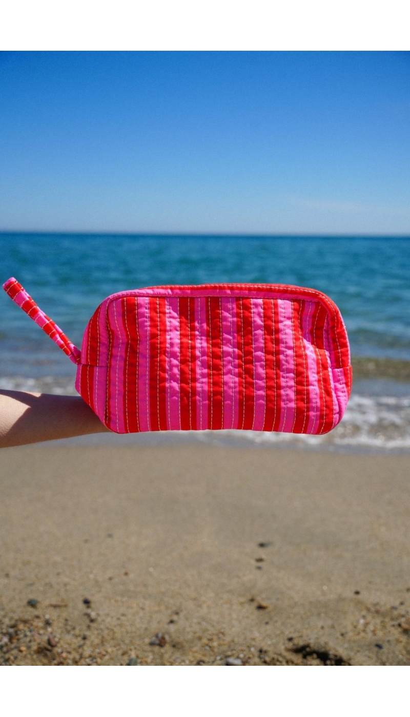 Pochette Rayé Rose CIAO BELLA