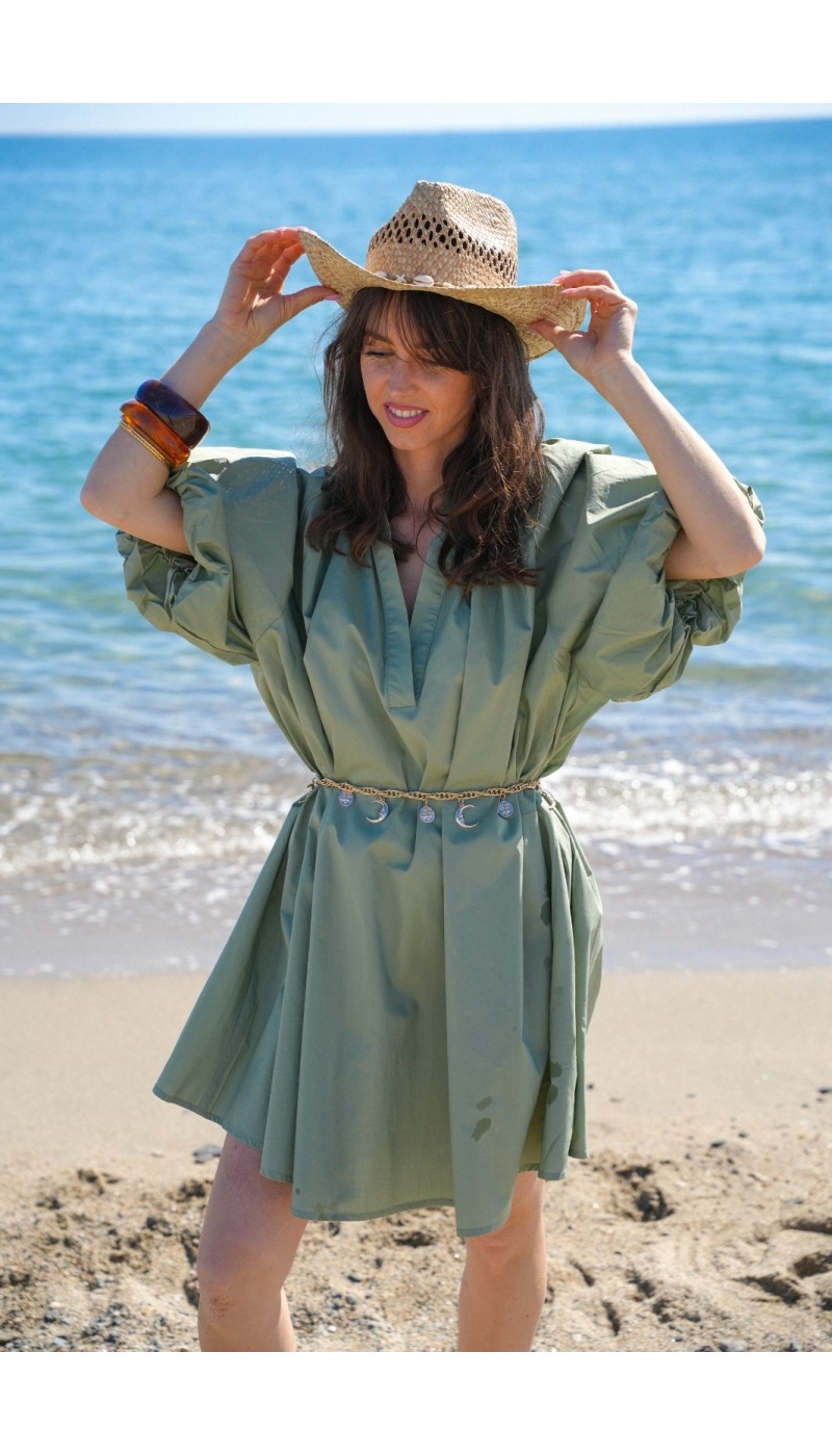 goa sea 75 VESTIDOS DE MUJER CAQUI