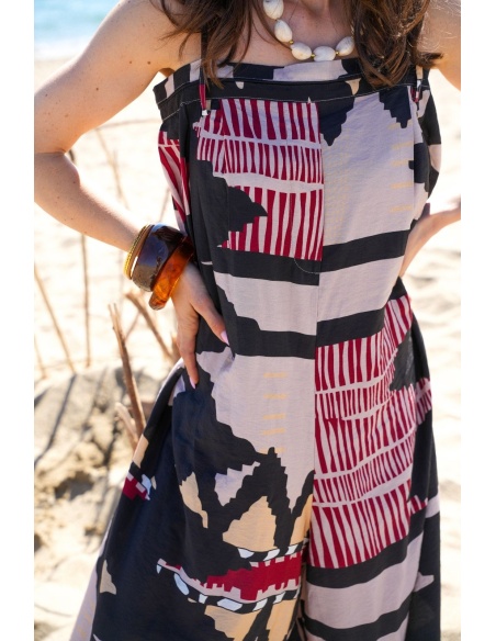 ESMINE Overall mit Bohemian-Print – schickes und elegantes Heimoutfit