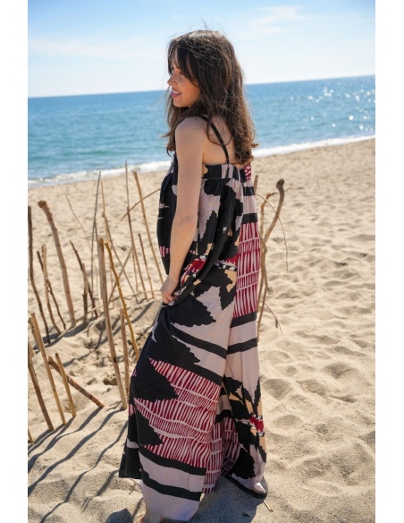 Combinaison Imprimée Bohème ESMINE - Tenue de maison chic et élégante