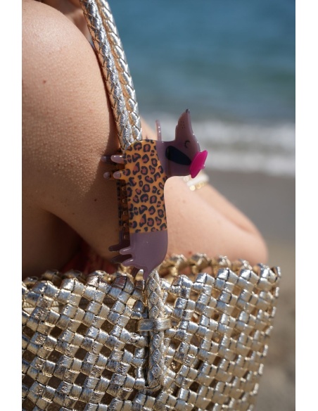 mila and stories ACCESORIO PARA PELO DE PERRO LEOPAR