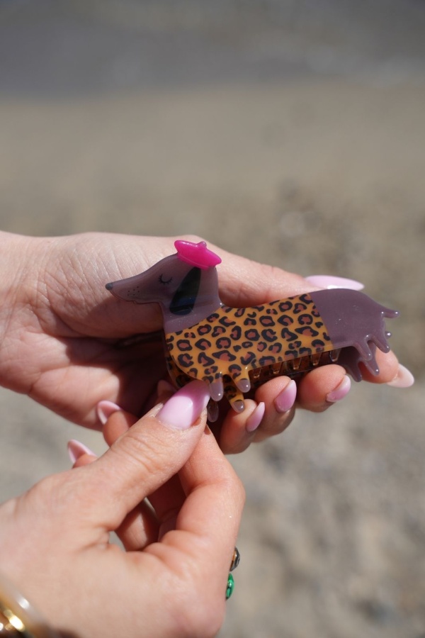 mila and stories LEOPAR DOG HAIR ACCESSORY 2