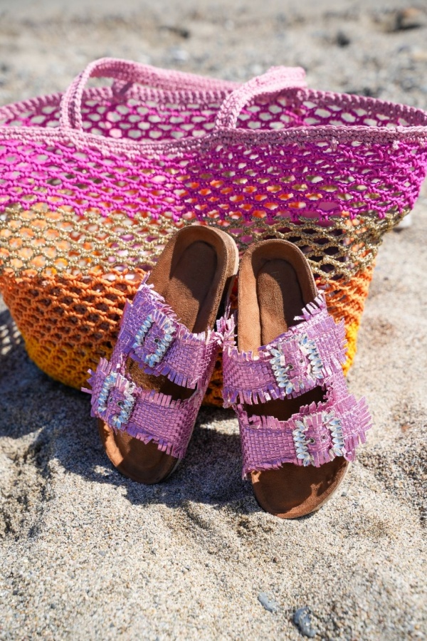 covana SANDALI DONNA FUCSIA