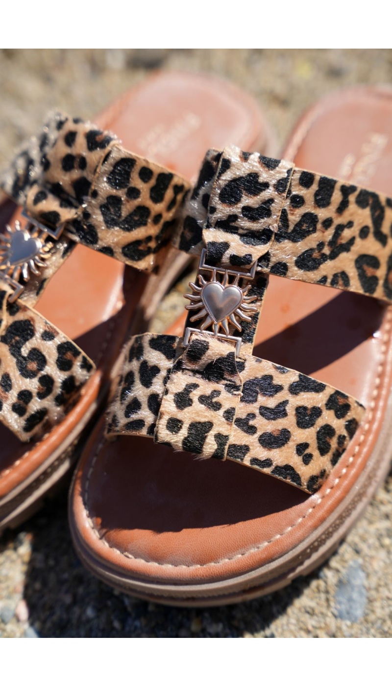 covana HEART LEOPAR DAMEN-SANDALEN