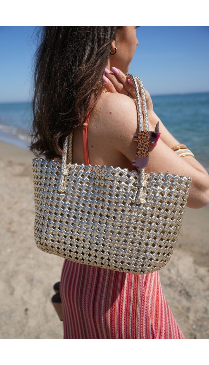 Sac Tressé Doré ORLANDA
