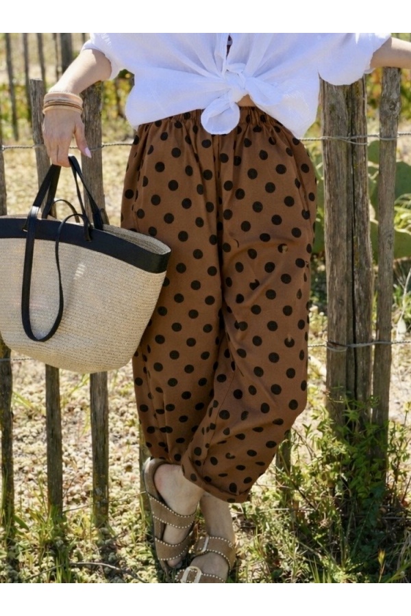 Pantalon Johanna Pois Camel JUDIE