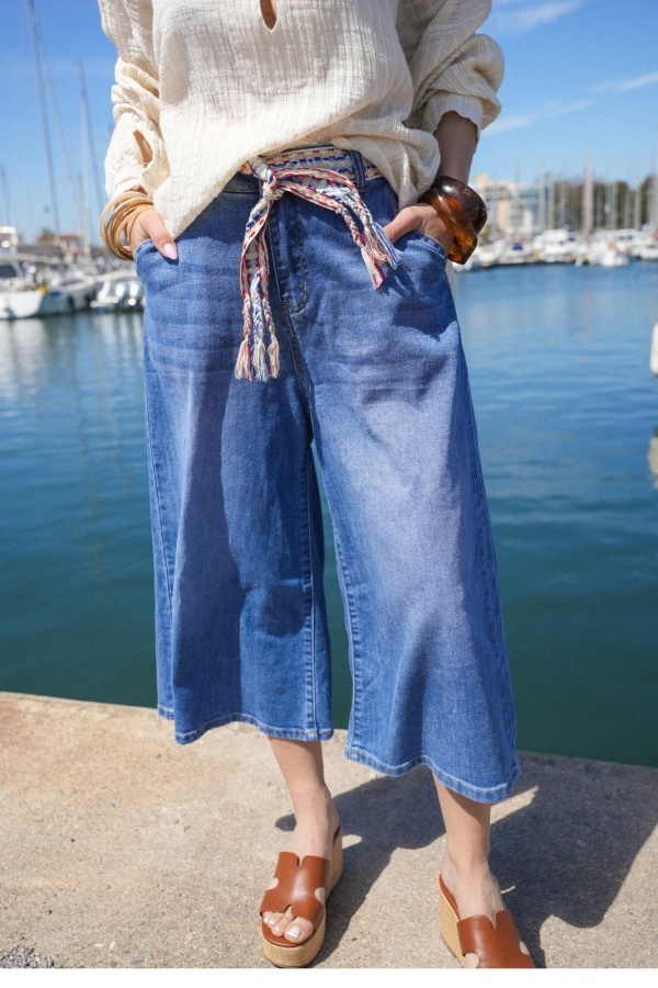 WIR SIND WIEDER SARL AROMA GÜRTEL BLAU JEANS DAMEN 2