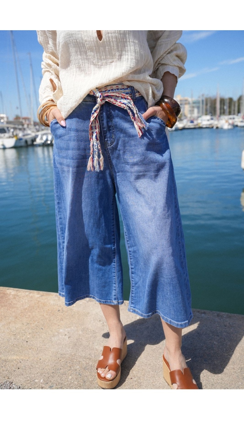 SEE YOU AGAIN SARL AROMA BELT BLUE JEANS WOMEN