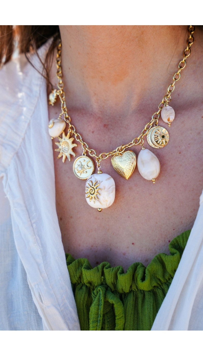 COLLAR ETL MÁRMOL DORADO