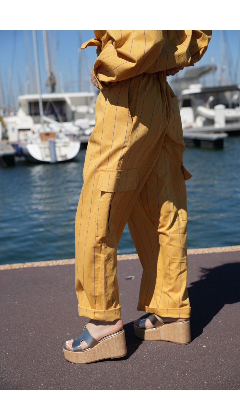 PANTALON FEMME  MOUTAR