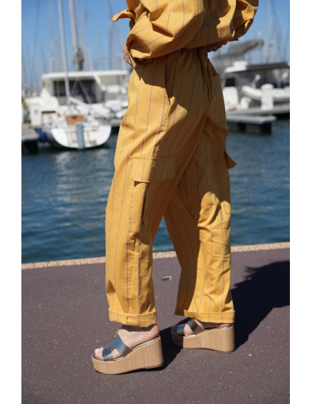 PANTALON FEMME  MOUTAR