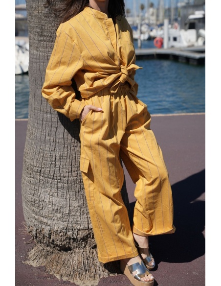 PANTALON FEMME  MOUTAR