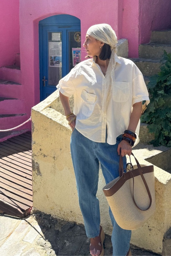 johanna toutoun ECRU BLUSE