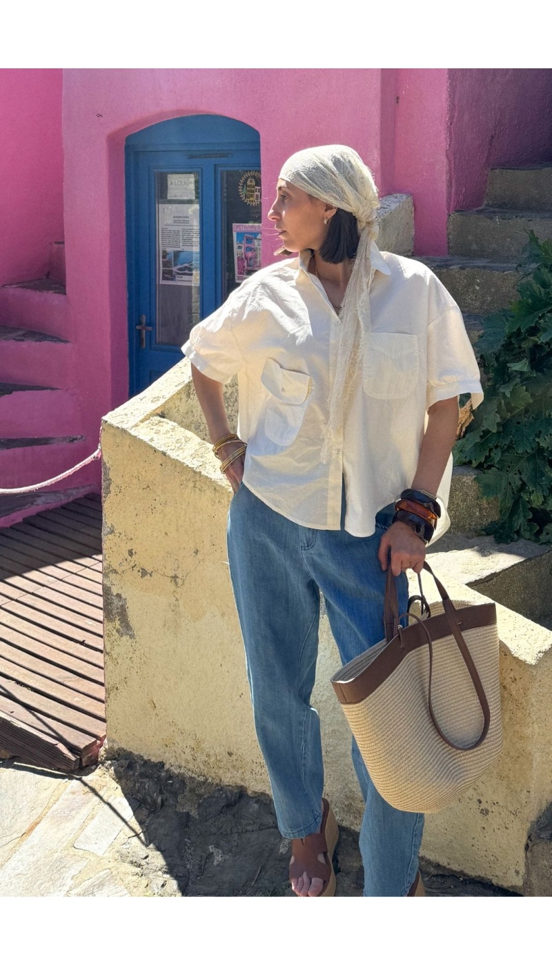 johanna toutoun ECRU BLUSE