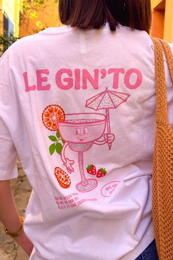 T-shirt GIN TO PCGRINK élégant pour le confort à la maison 2