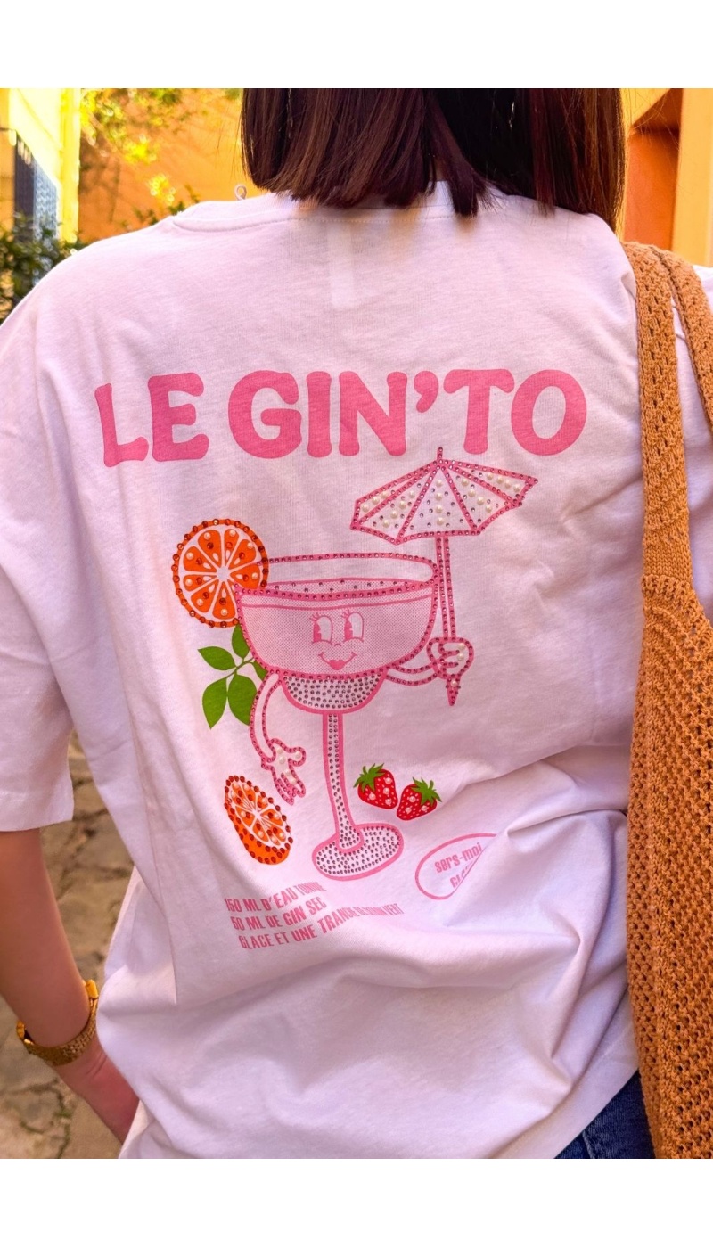 T-shirt GIN TO PCGRINK élégant pour le confort à la maison
