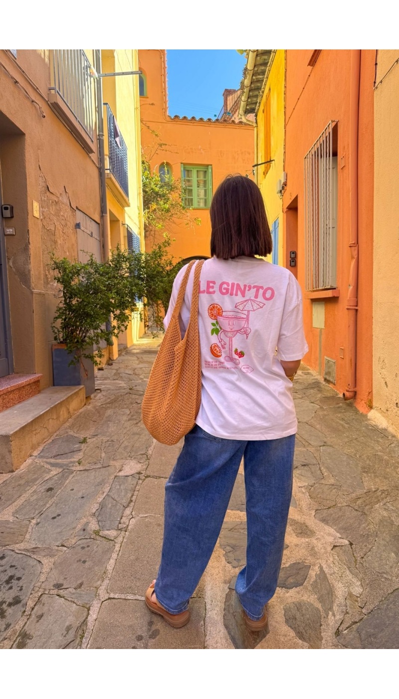 T-shirt GIN TO PCGRINK élégant pour le confort à la maison