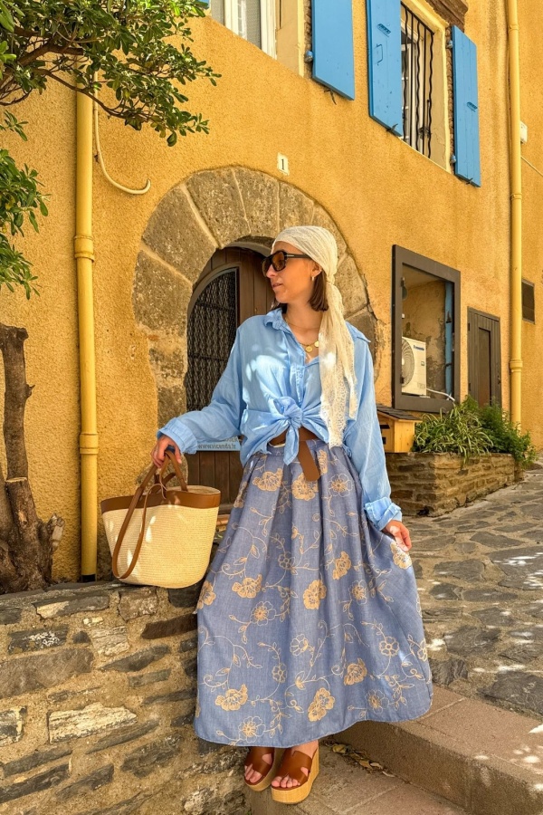 todami FALDAS MUJER CIELO BORDADO 2