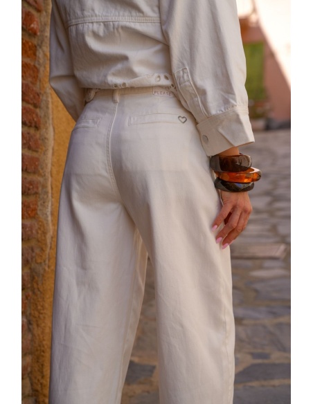PANTALON FEMME 17 BLANC