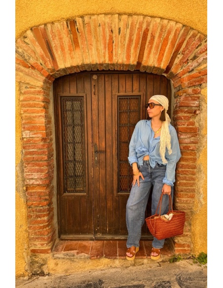 Jeans Denim Barrel SOPHIA