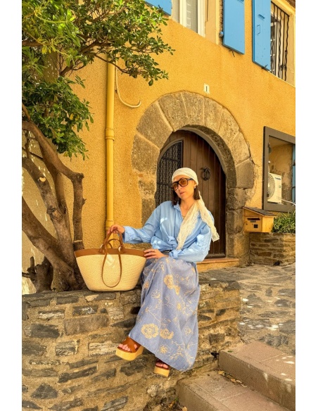 todami EMBROIDERY SKY WOMEN'S SKIRTS