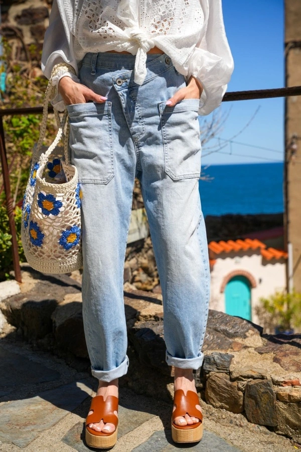 Jean Baggy Asymétrique Please AUDE