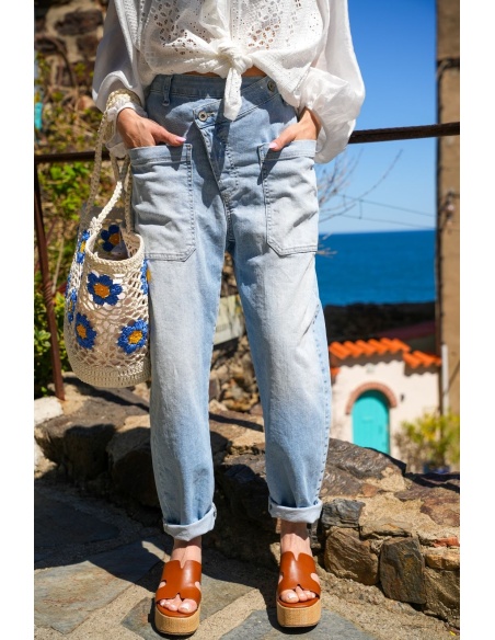 Jean Baggy Asymétrique Please AUDE