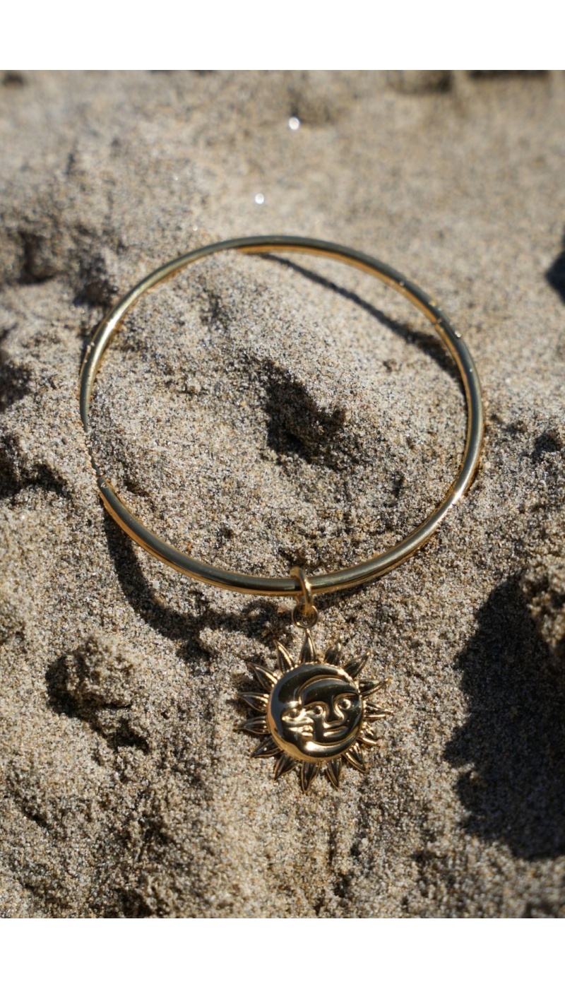 Jonc Lune Soleil DAVY: Élégance et Style à Votre Accueil