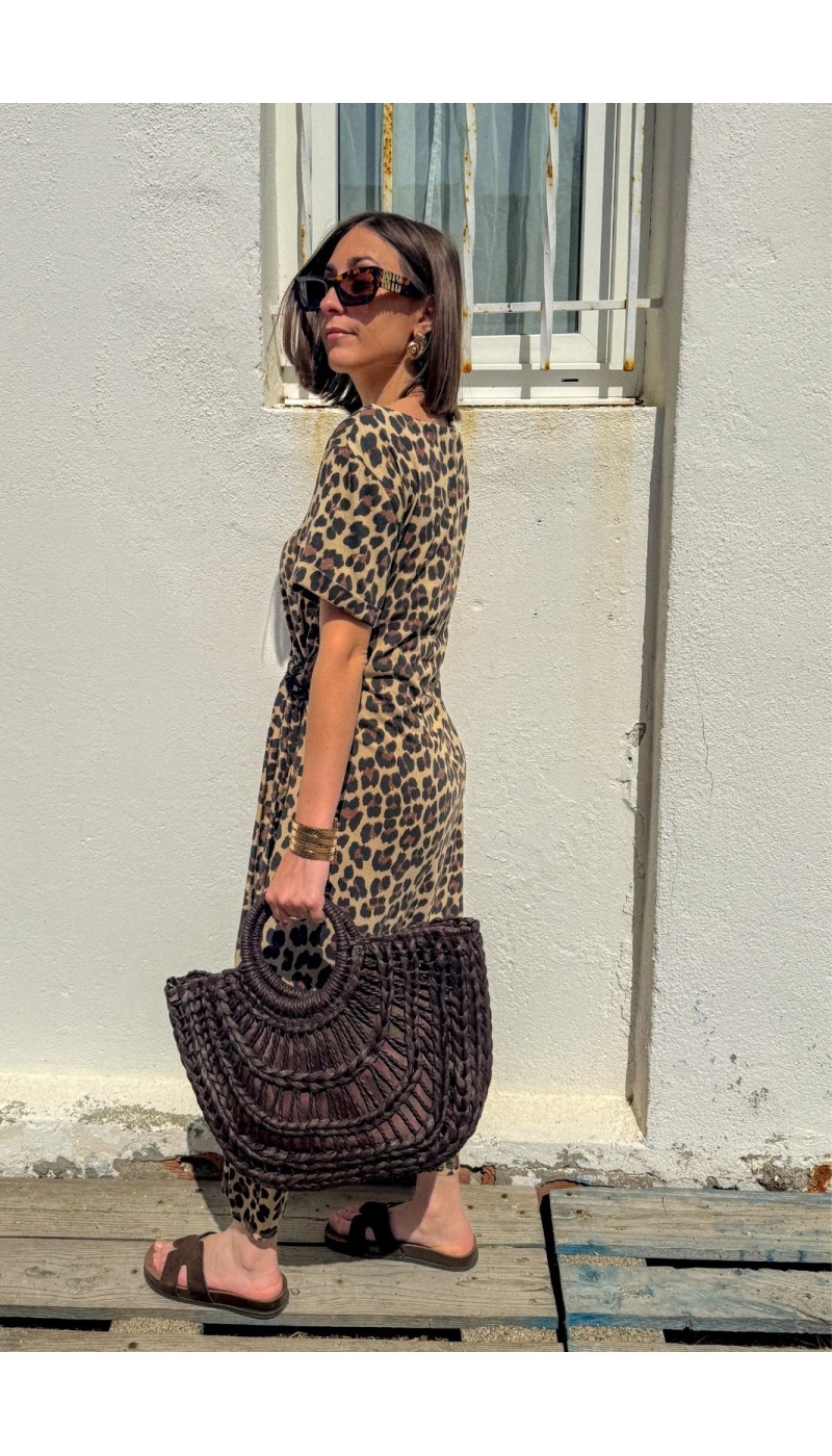 ABITI DA DONNA CON STAMPA SARL PINKA HABIT ET ME LEOPAR