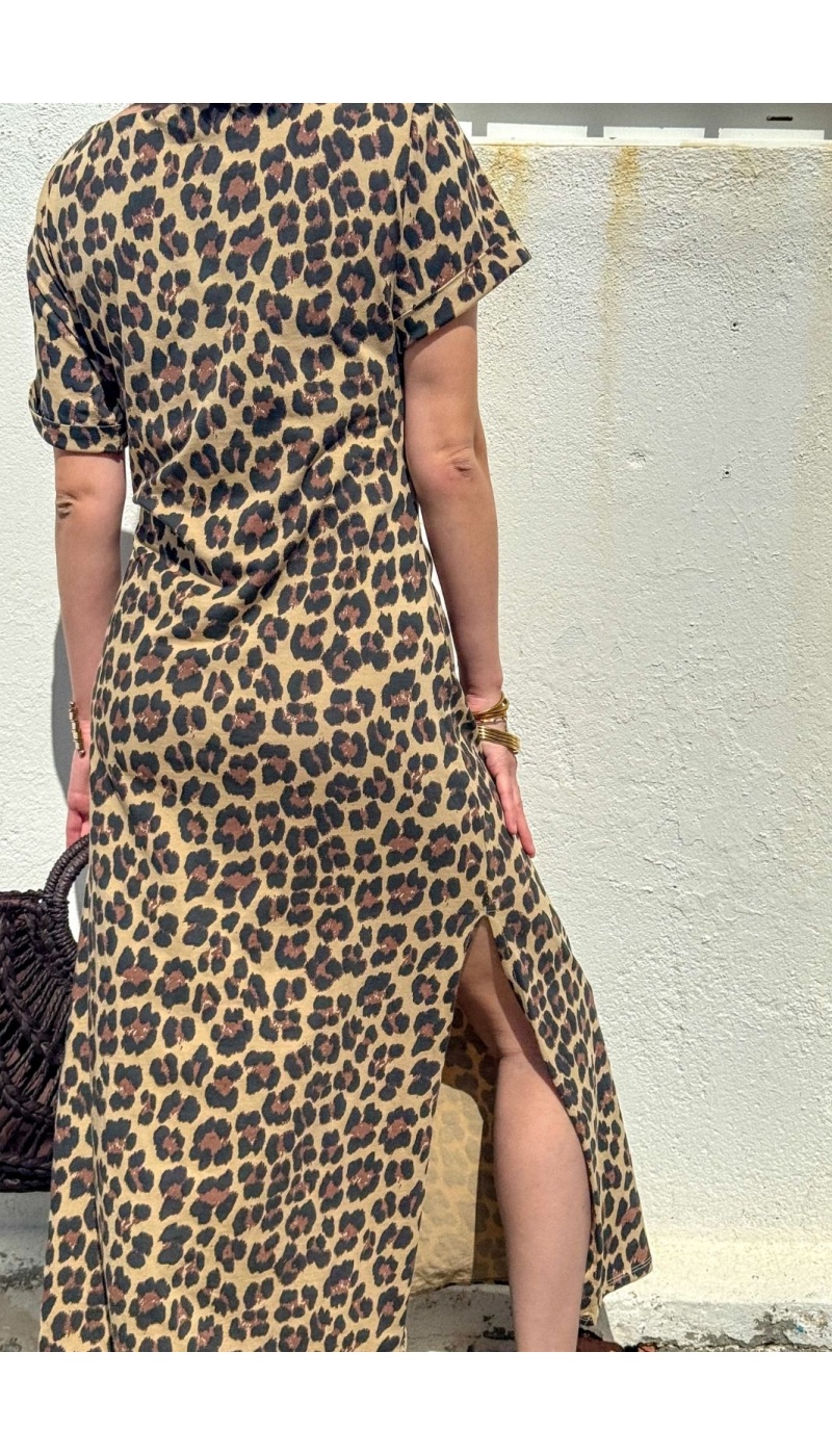 SARL PINKA HABIT ET ME LEOPAR PRINT WOMEN’S DRESSES