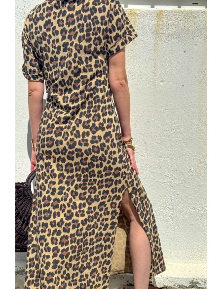SARL PINKA HABIT ET ME LEOPAR PRINT WOMEN’S DRESSES