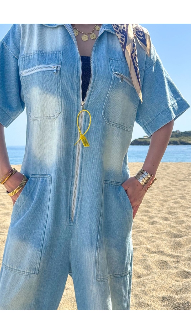 Combinaison Denim Banditas GAGE : Combinaison élégante pour femme